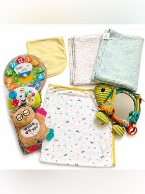 Baby Blanket & Toy Bundle Cloud Island Carter’s EUC Mixed Set